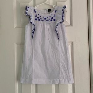 2/$20 Beautiful Embroidered Baby Gap Dress, 3T